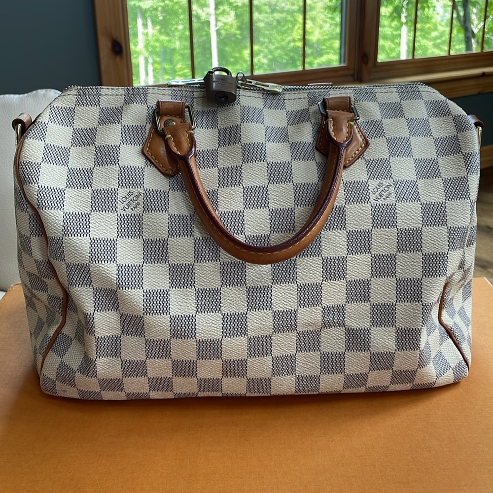 Louis Vuitton Damier Azur Speedy Bandouliere 30